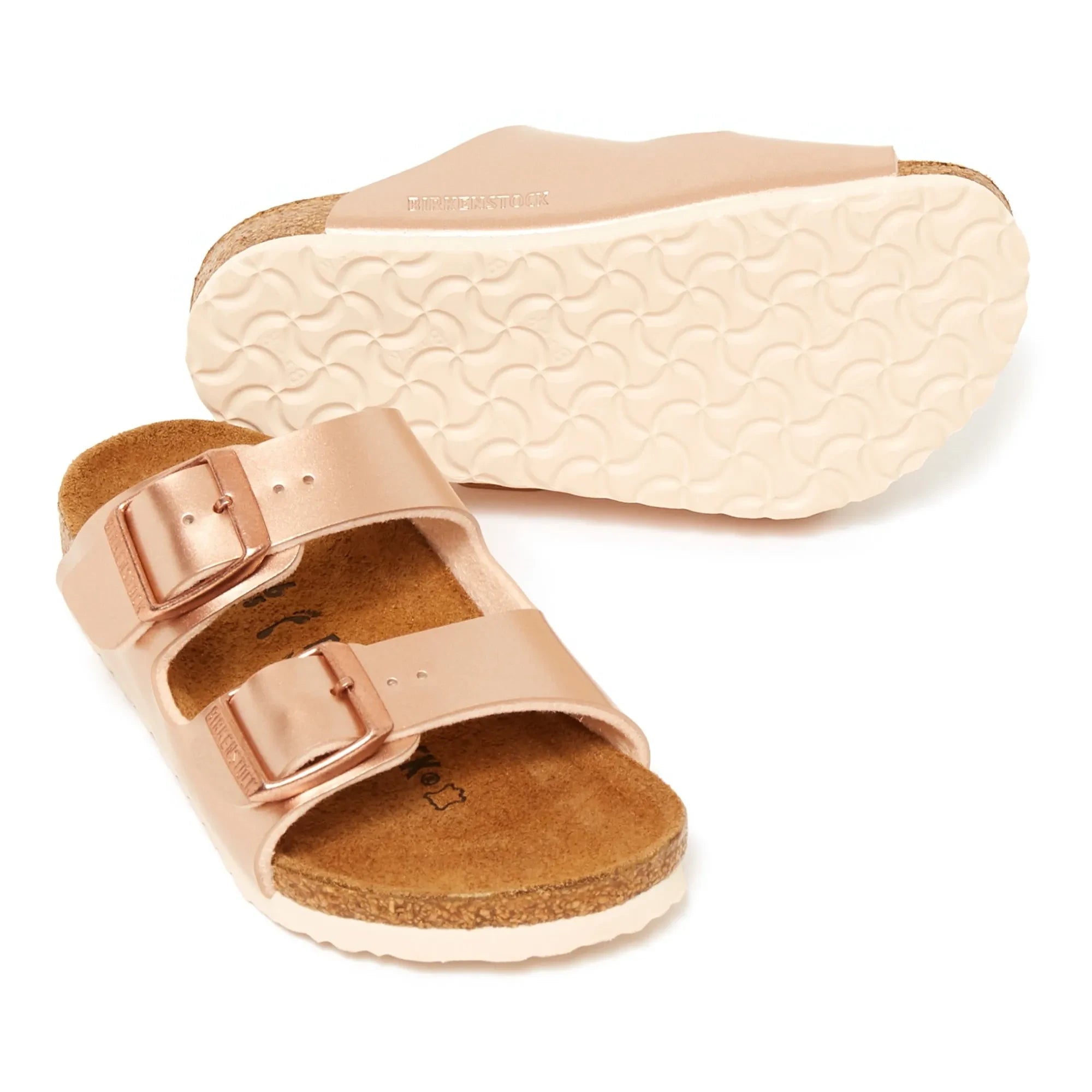 BIRKENSTOCK - Arizona nubuck sandals | Rose Gold