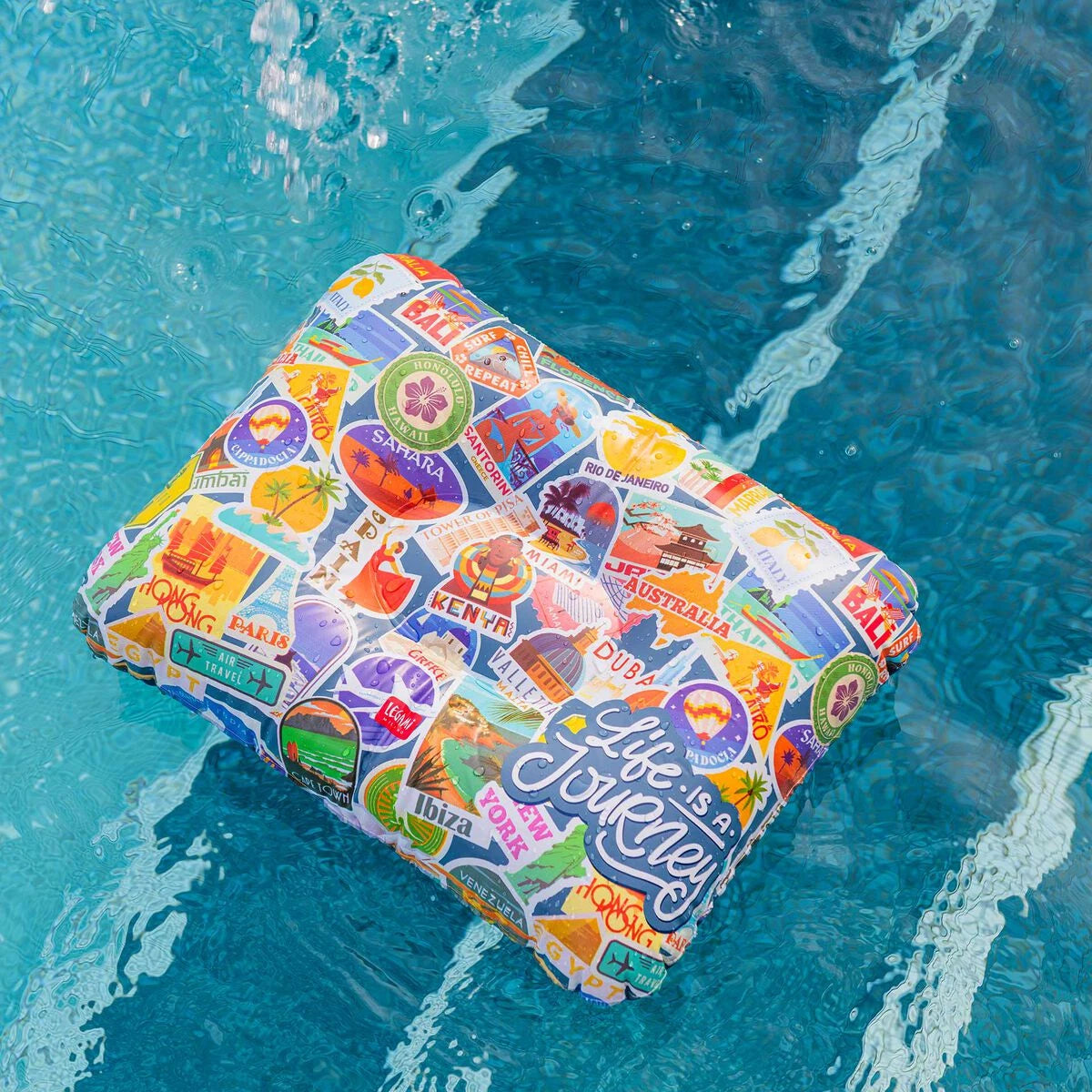 Legami - Travel Stickers Inflatable Pillow