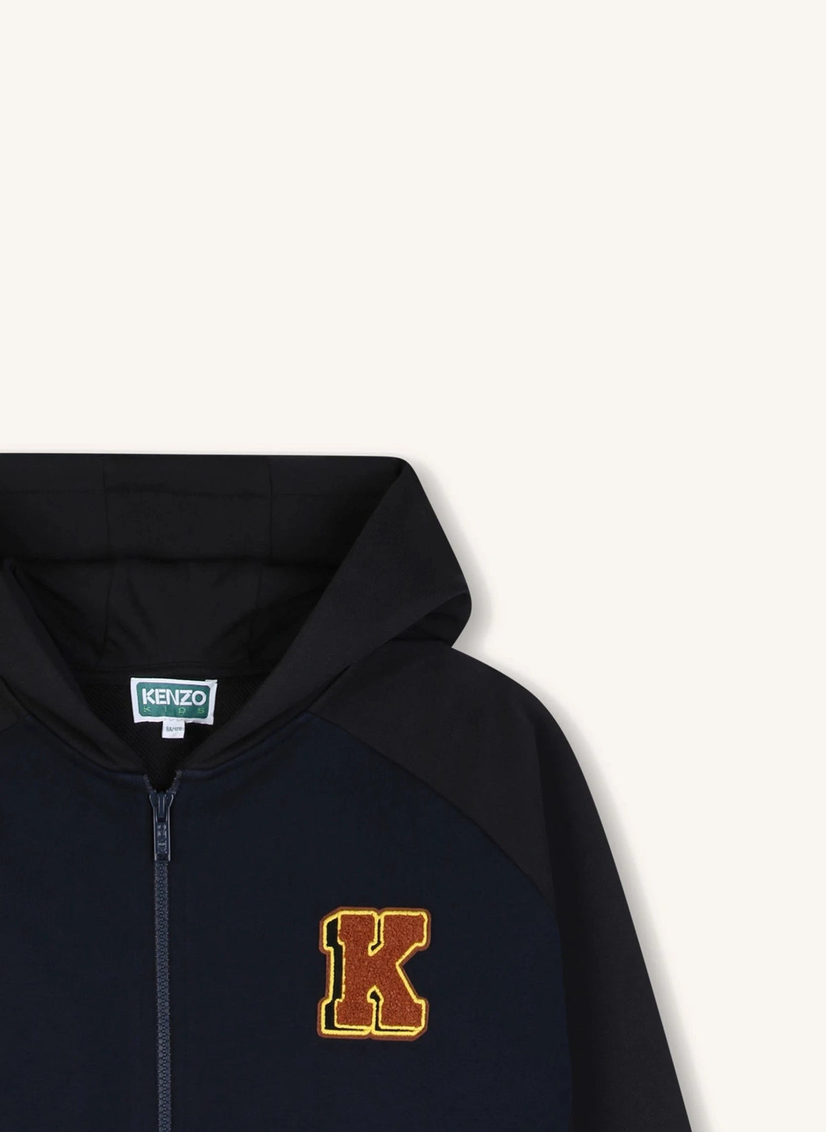 Kenzo - Kenzo Tigres Fermuarlı Sweatshirt Üstü | Gece mavisi