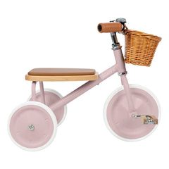 Banwood - Metal and Wood Tricycle | Dusty Pink