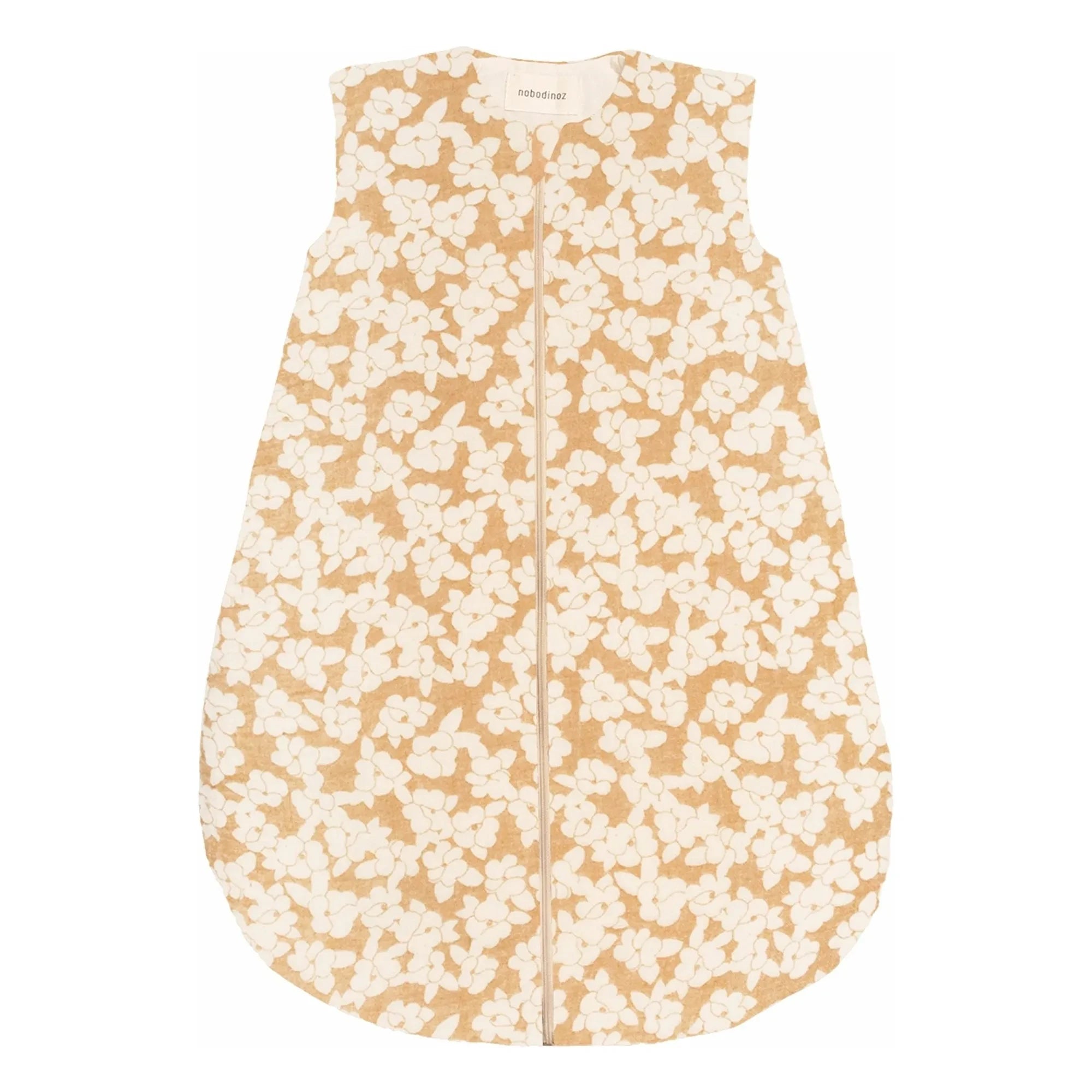 Nobodinoz - Fluffy Wabi-Sabi Sakura Seasonal Sleep Sack | Mustard