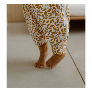 Les Petites Billes - Ourson All-Season, Footed, Reversible Sleep Suit | Camel