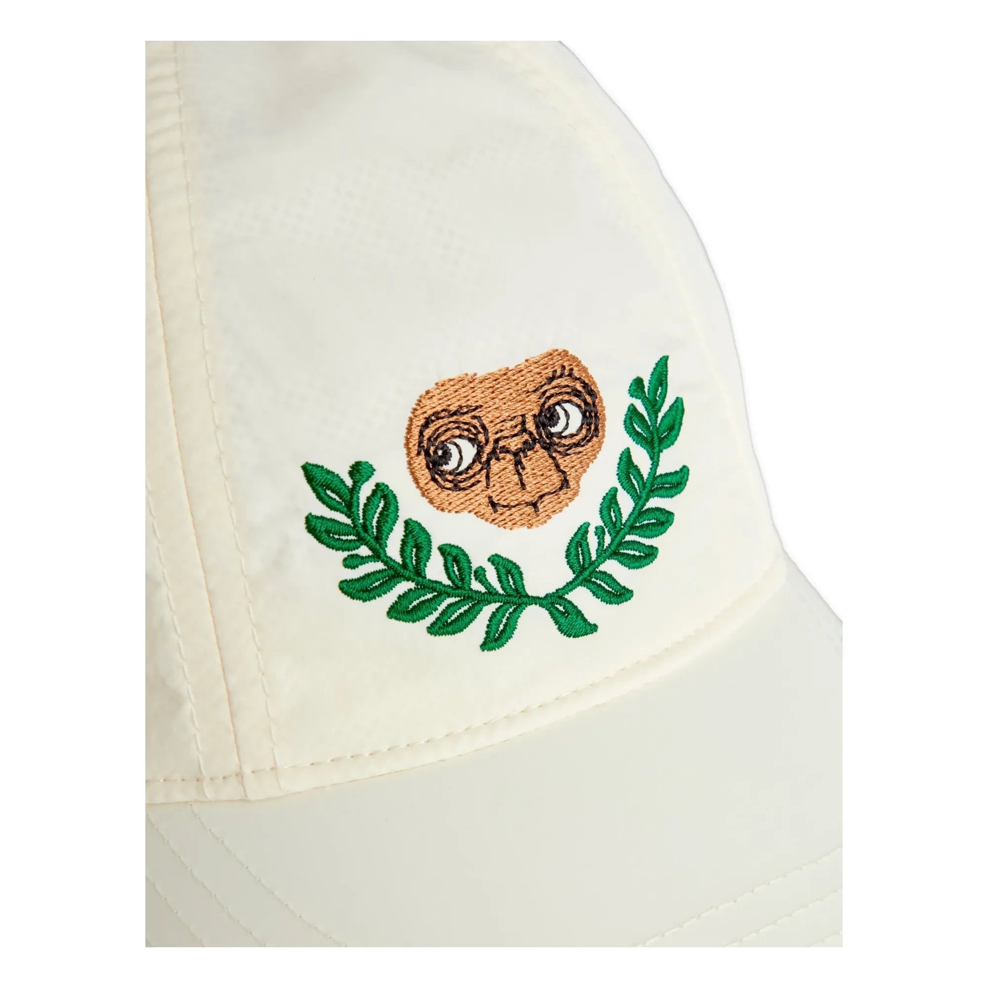 Mini Rodini - E.T. Embroidered Hat | White