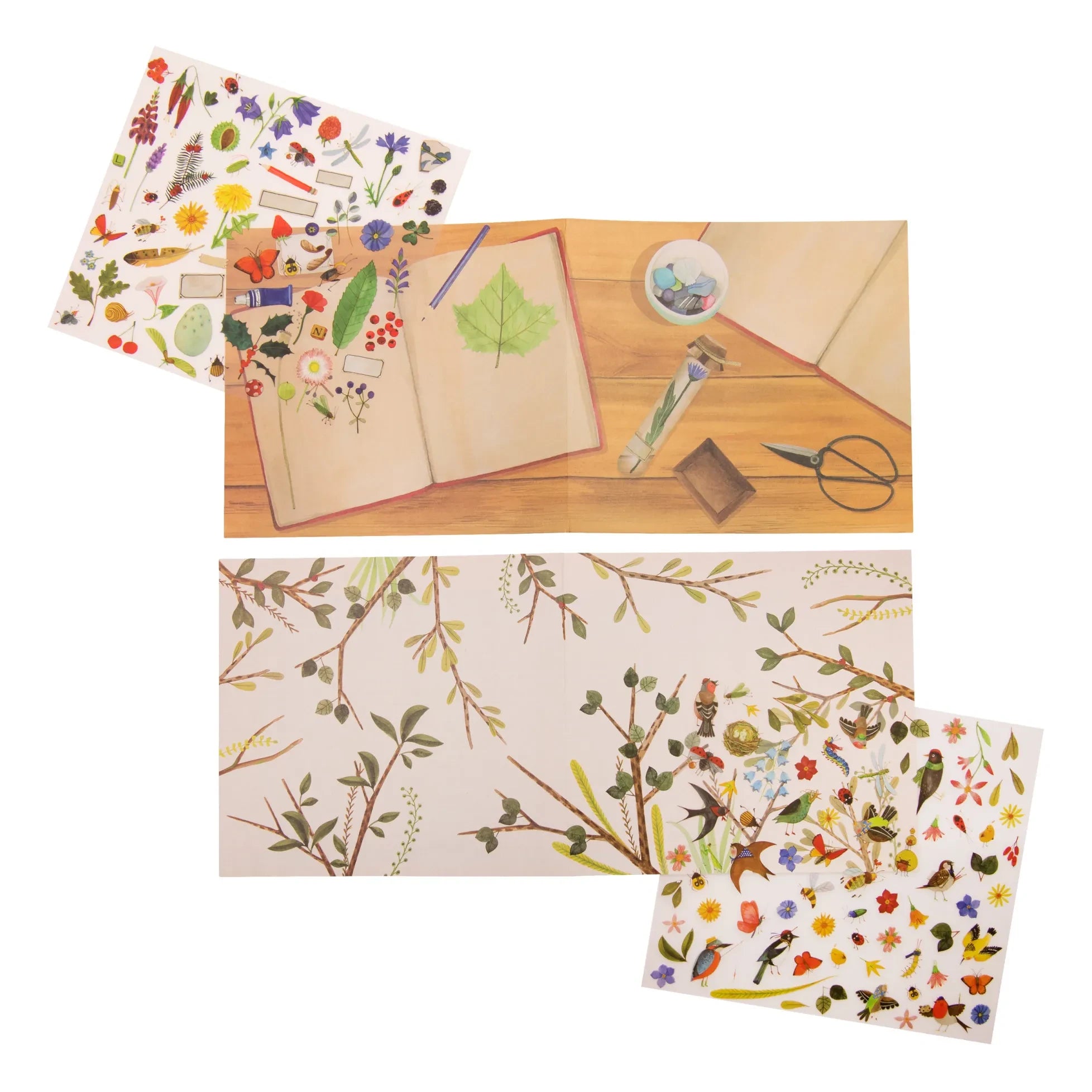 Moulin Roty - Botanical Transfer Sheets