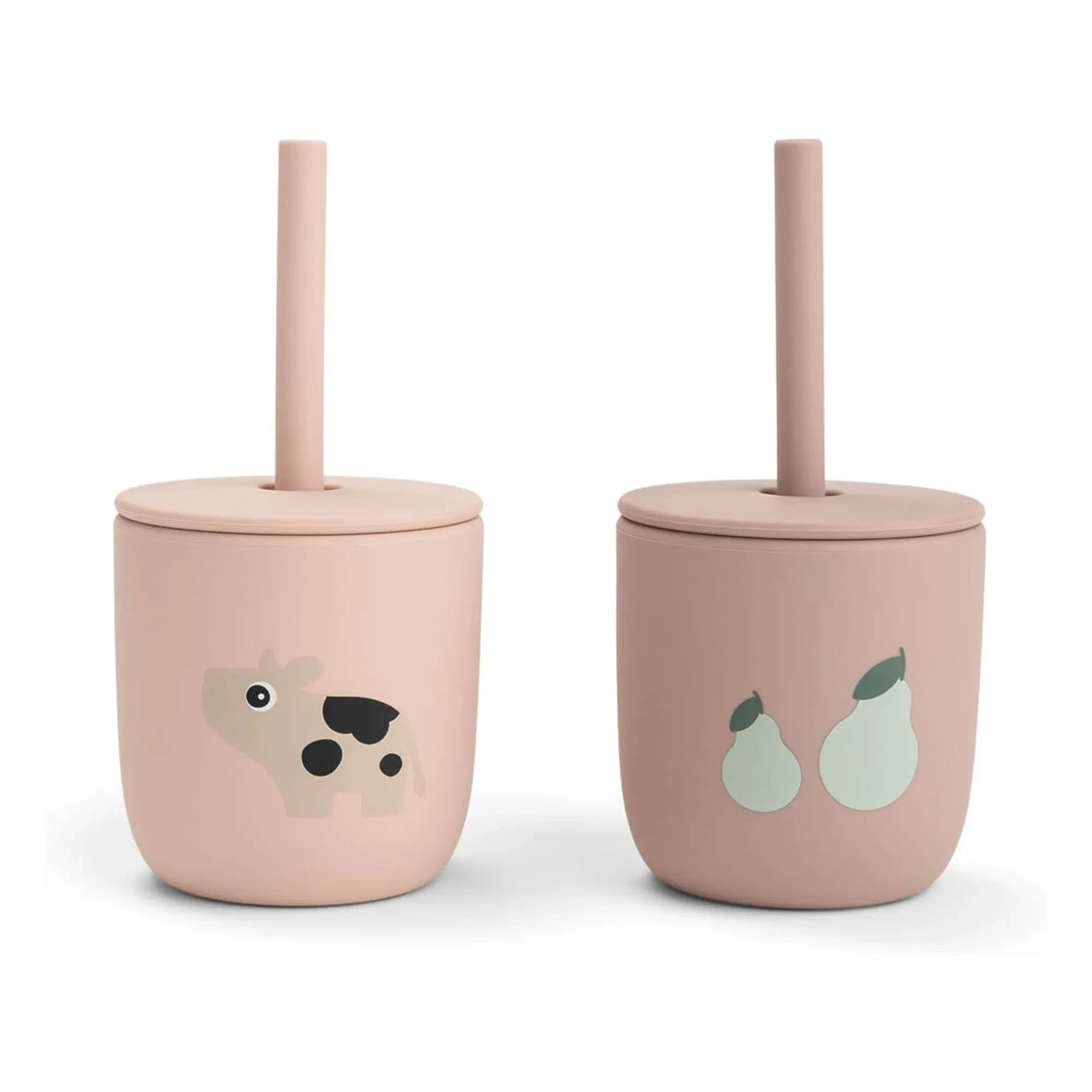 Done by deer - Tiny Farm straw cup | Pink