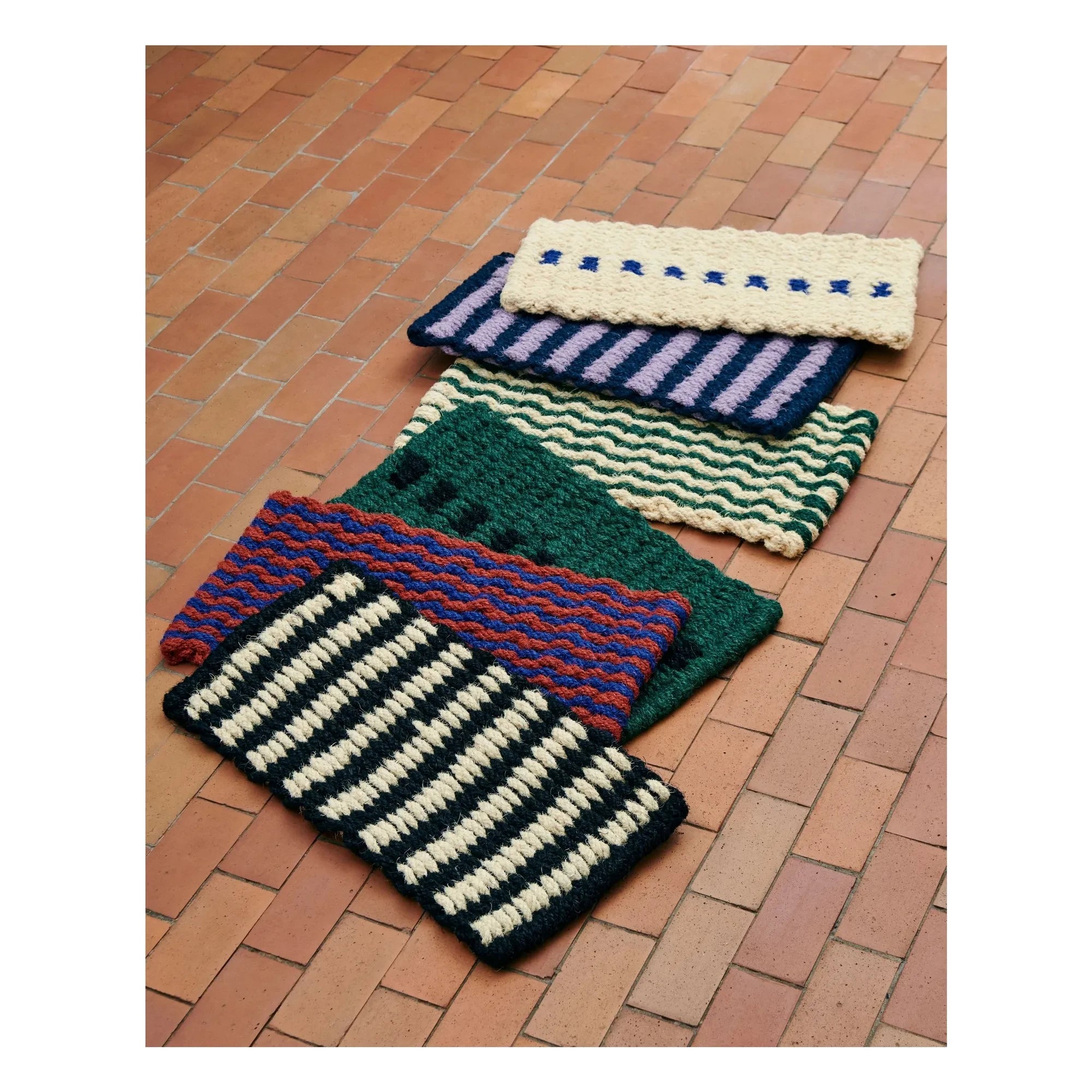 Hay - Coco Stripe Geniş paspas | Lavanta
