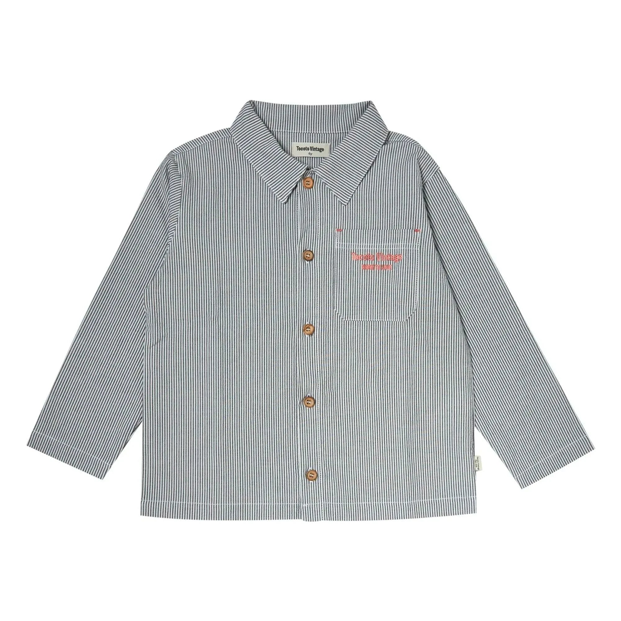 Tocoto Vintage - Striped Shirts | Navy Blue