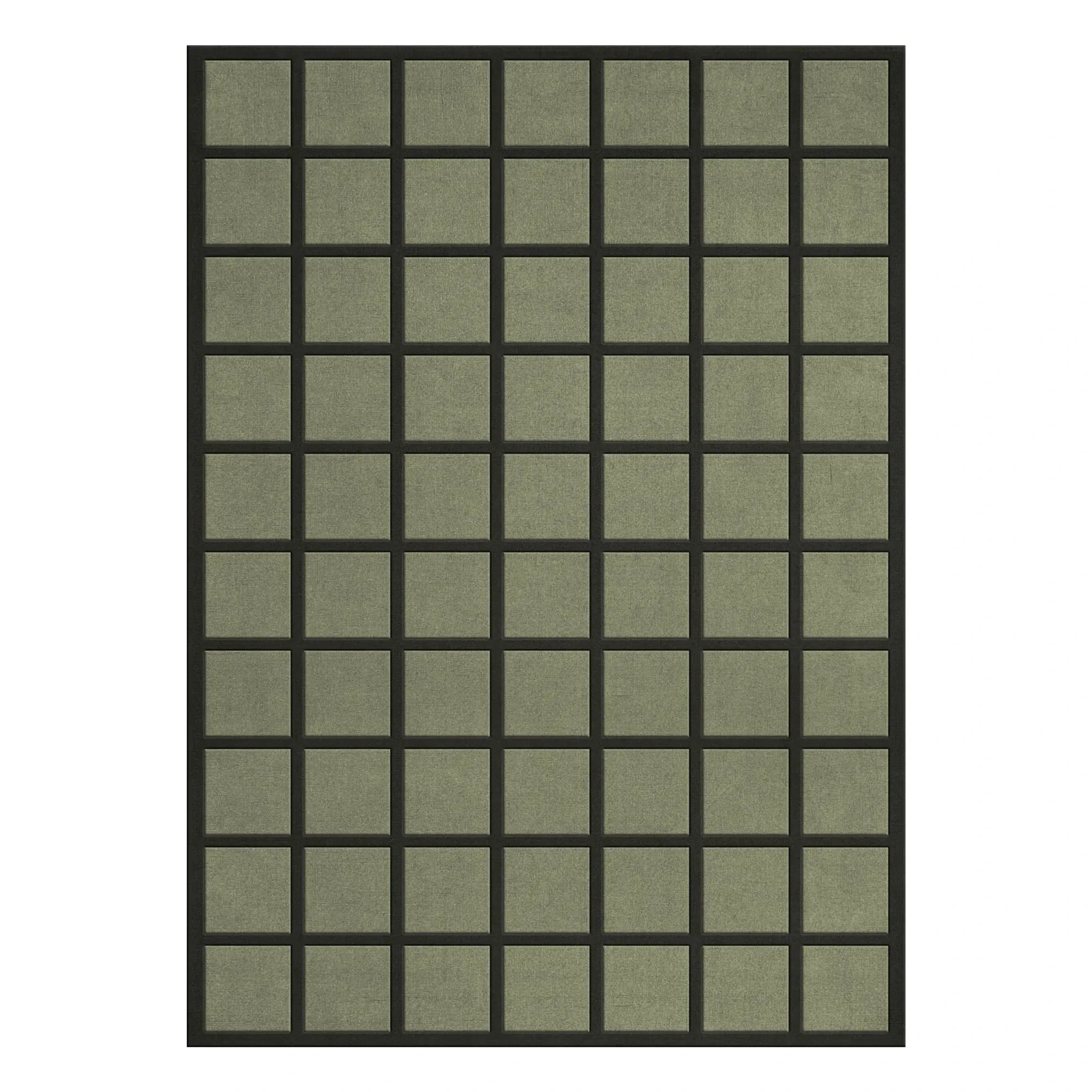 Layered - Avenue wool rug | Olive green