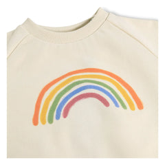 Molo - Disc Rainbow Sweat Organik Pamuk | Ecru