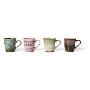 HKliving - Brustalism espresso fincanları - 4’lü set