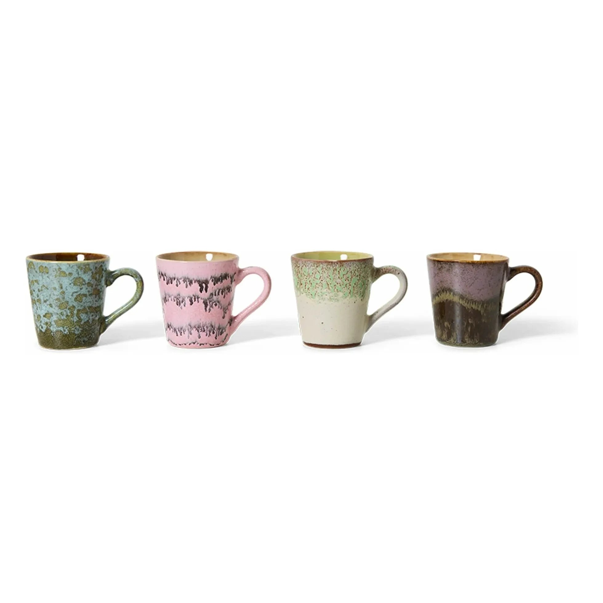 HKliving - Brustalism espresso fincanları - 4’lü set