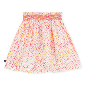 Petit Bateau - Polka Dot Skirt Organic Cotton | Coral
