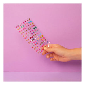 Omy - Lily Self-Adhesive Earrings | Pink