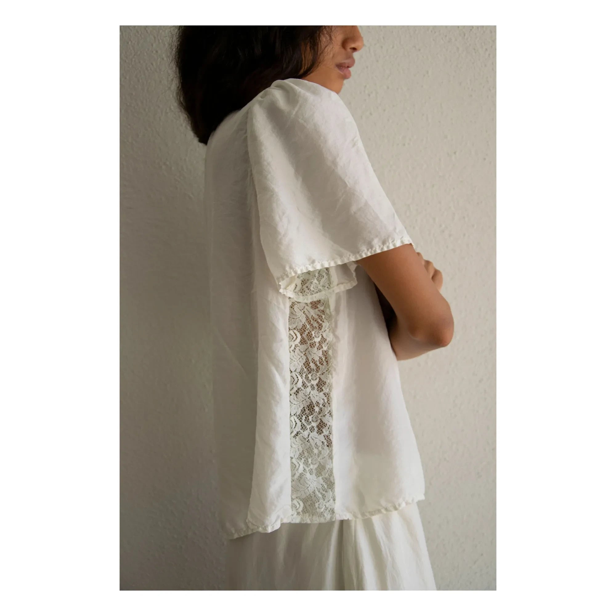 THEAVANT - Top La Fille Dantel | Beyaz