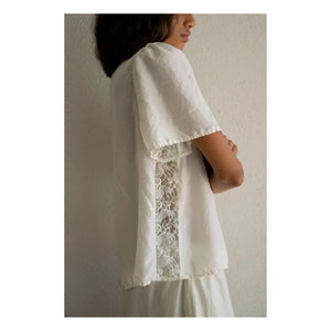 THEAVANT - Top La Fille Dantel | Beyaz