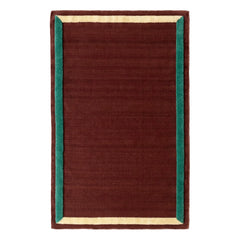 & Tradition - Framed Rug | Burgundy
