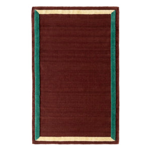 & Tradition - Framed Rug | Burgundy