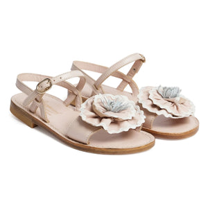 Bonpoint - Lola Fleurs Sandals | Powder Pink