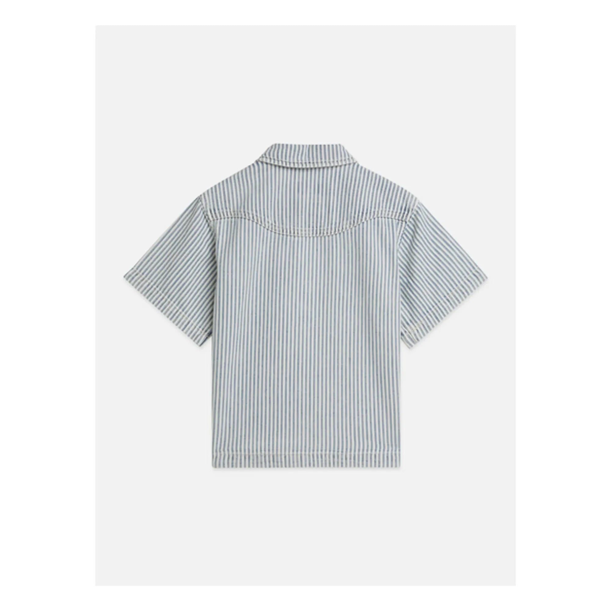 Scotch & Soda - Striped Denim Shirt | Light Blue