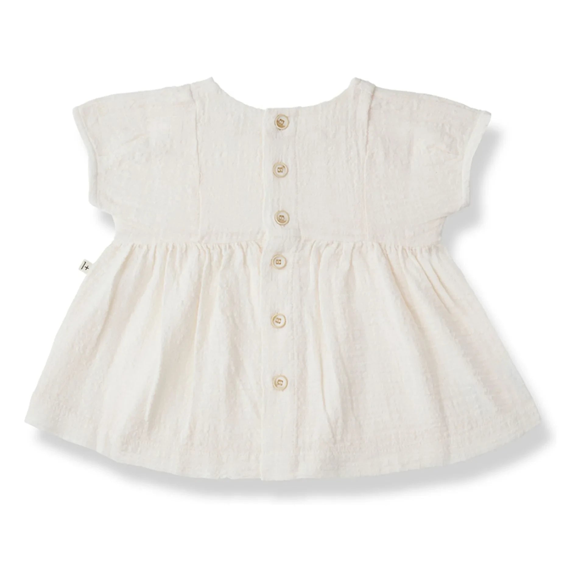1+ in the family - Gualta Chiffon Dress | White