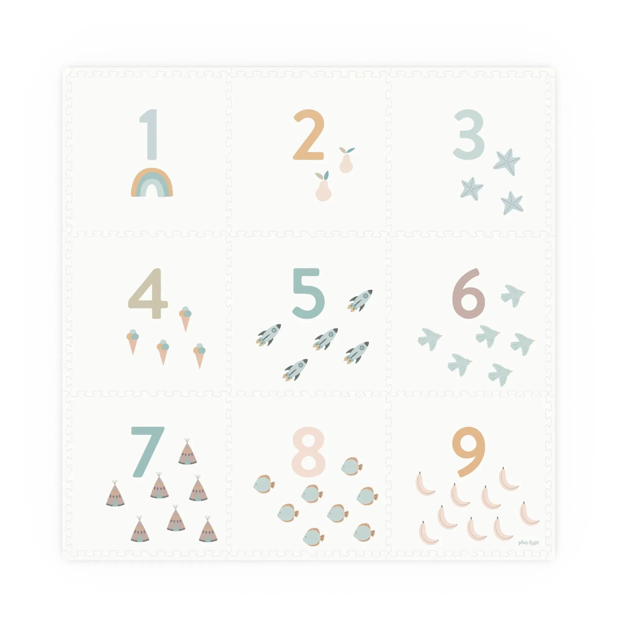 Play and Go - Tiloo Modular Play Mat - Number