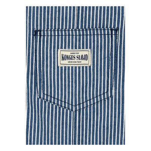 Konges Sløjd - Luc Striped Organic Cotton Short Jumpsuit | Blue