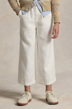 Çocuklar için keten pantolon Polo Ralph Lauren