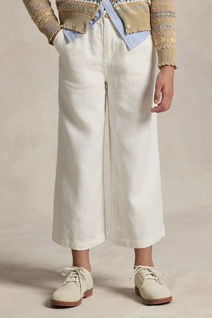 Çocuklar için keten pantolon Polo Ralph Lauren