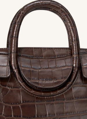 Staud - Maude Mini Carryall Bag | Dark Brown