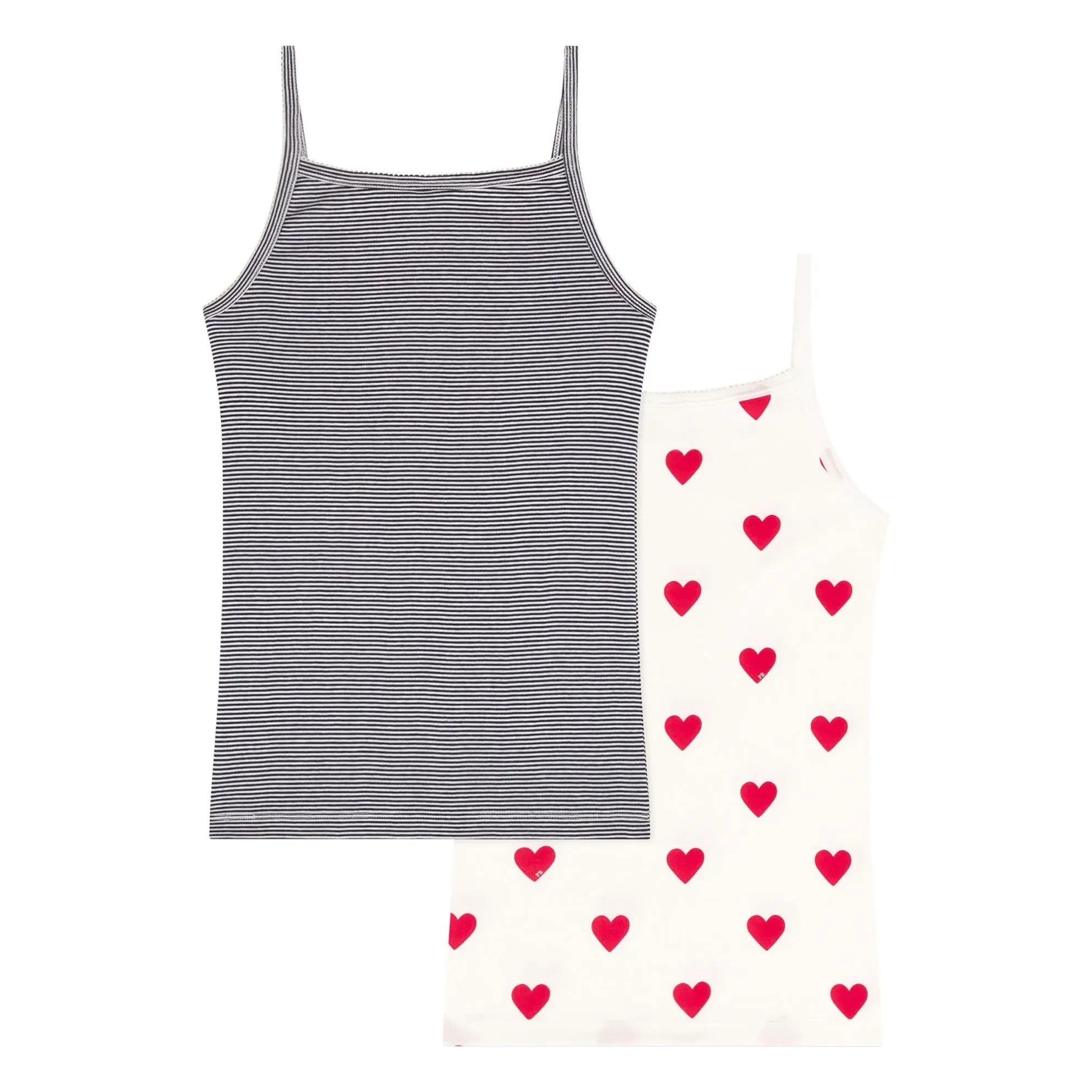 Petit Bateau - Tank Top Set of 2 - Women's Collection | White