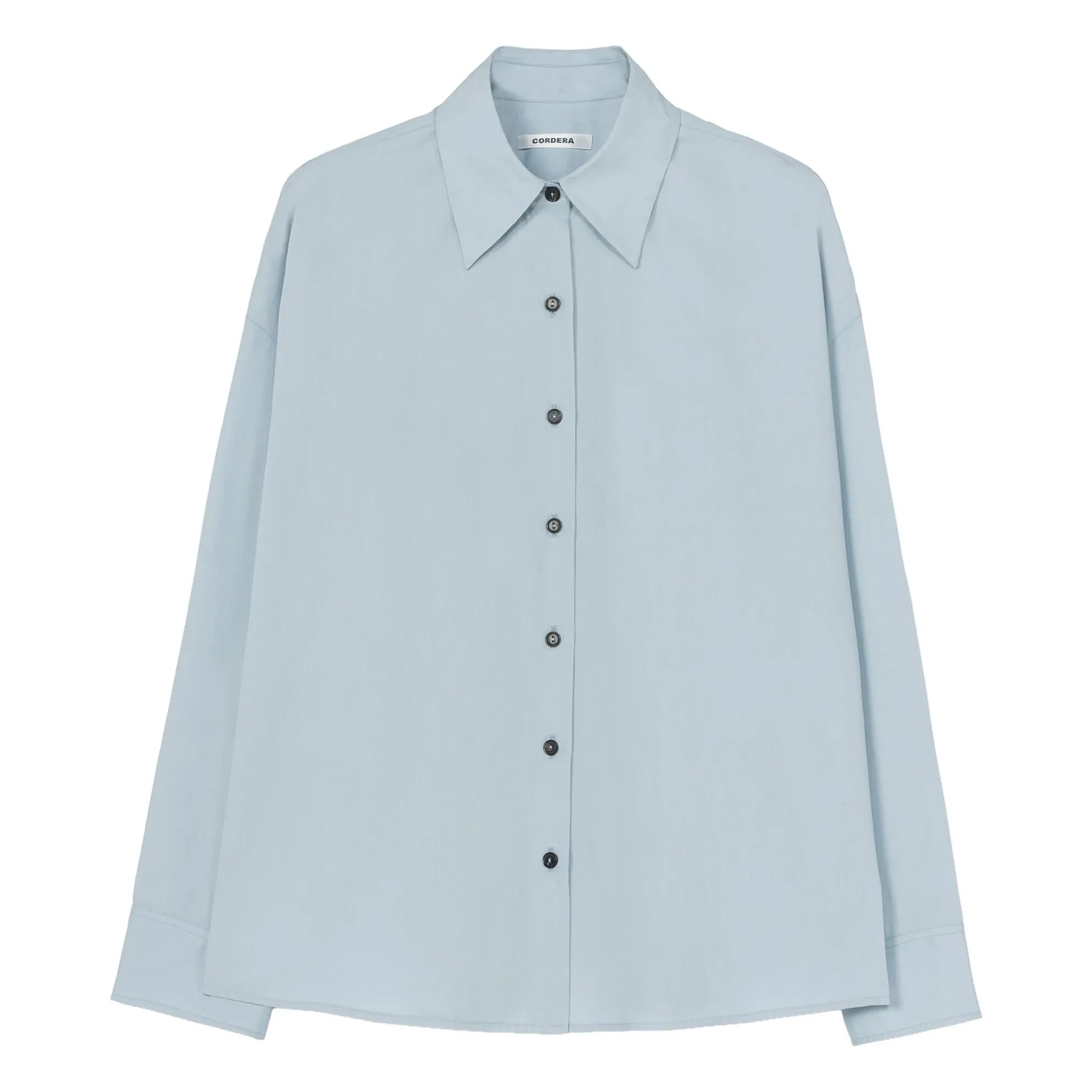 Cordera - Cotton Oversized Shirt | Light Blue
