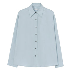 Cordera - Cotton Oversized Shirt | Light Blue
