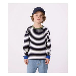 Petit Bateau - Striped T-Shirt | Blue