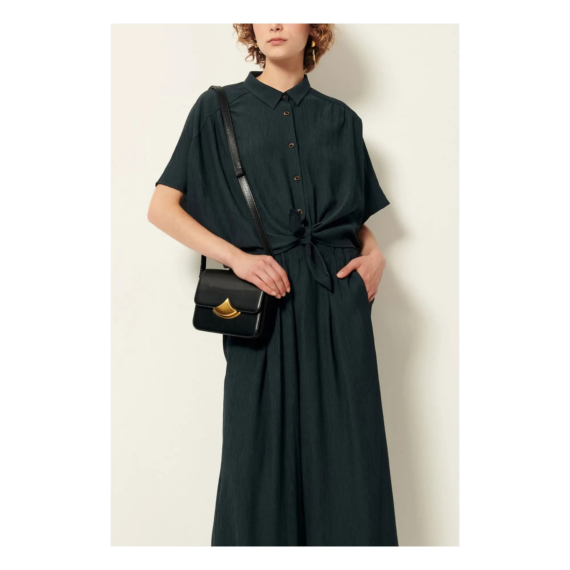Sessùn - Alfassa Blouse | Dark Gray