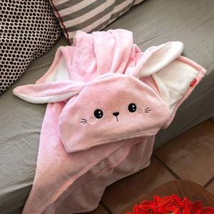 Legami - Rabbit Hooded Blanket - Cosy Hugs