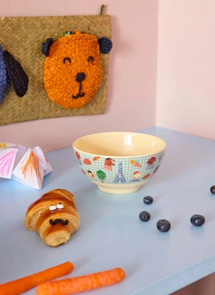 Rice - Paris Melamine Bowl | Blue