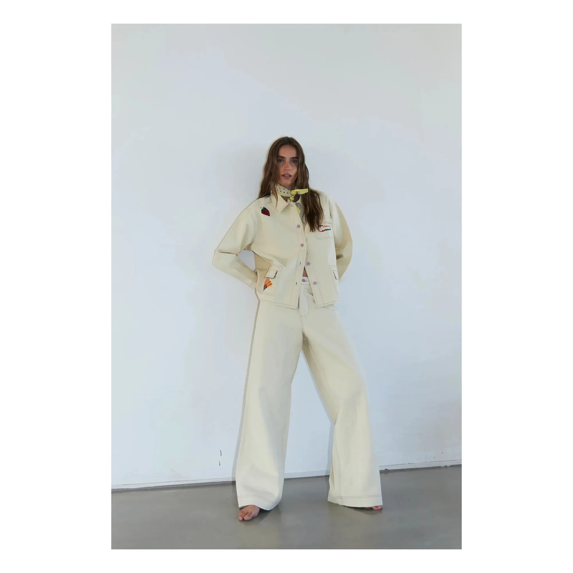 Lollys Laundry - Florida Cotton Pants | Cream