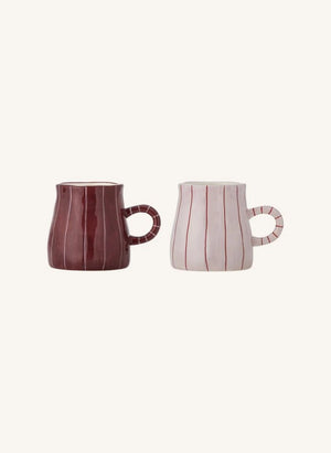 Bloomingville - Shirly Stoneware Mugs - Set of 2