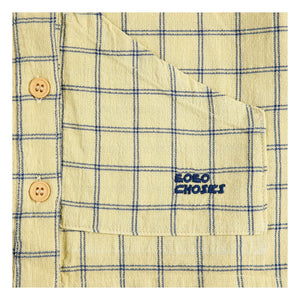 Bobo Choses - Organic Cotton Plaid Shirt | Yellow