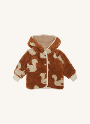 Emile et Ida - Baby Squirrels Sherpa Kaban | Kahverengi
