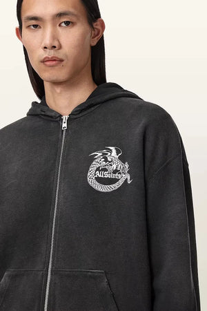 AllSaints TERRA Pamuklu Kapüşonlu Sweatshirt
