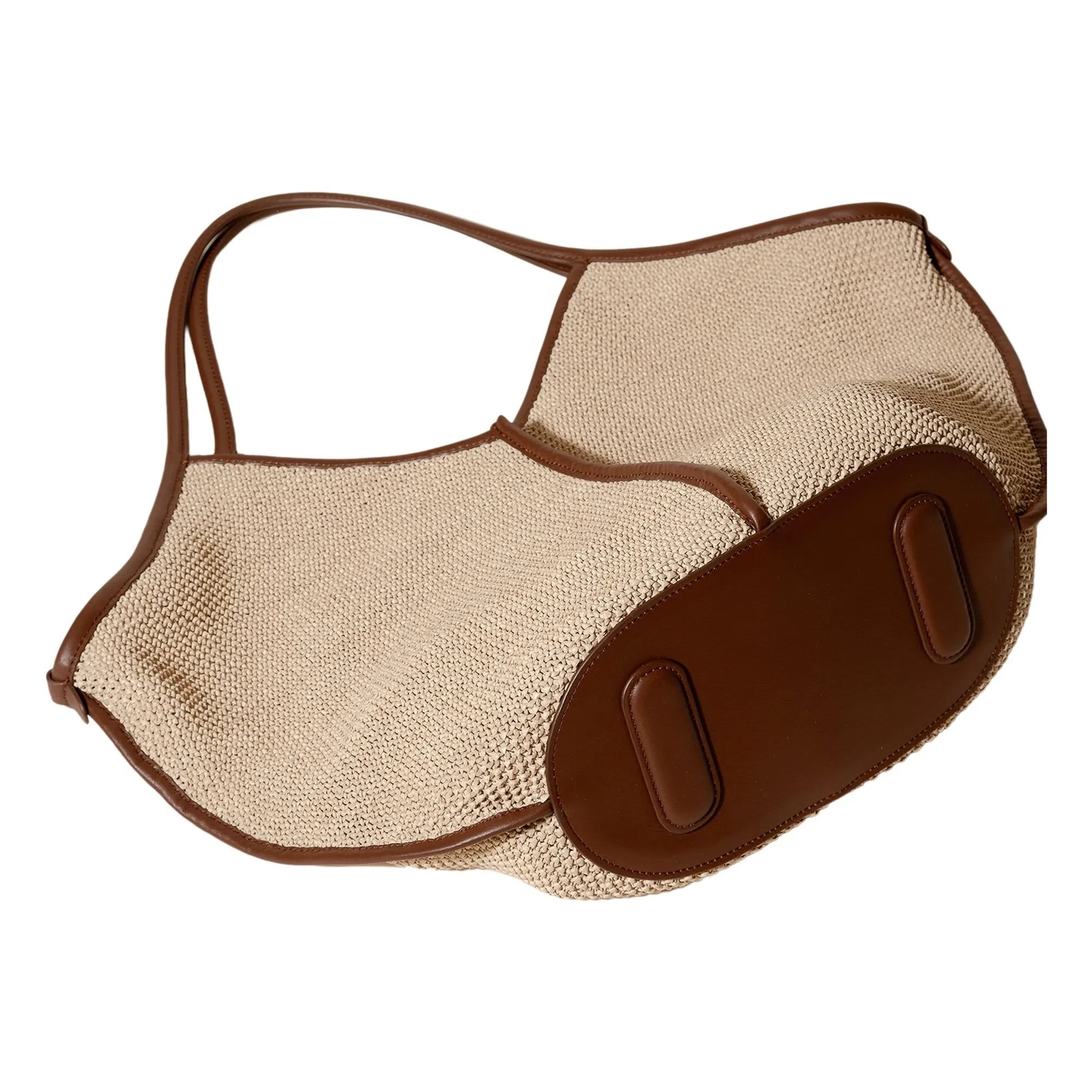 Hereu - Calella Soft Raffia Bag | Beige