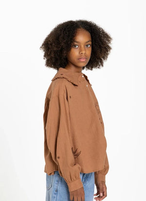 Hundred Pieces - Candy Stars Blouse | Brown