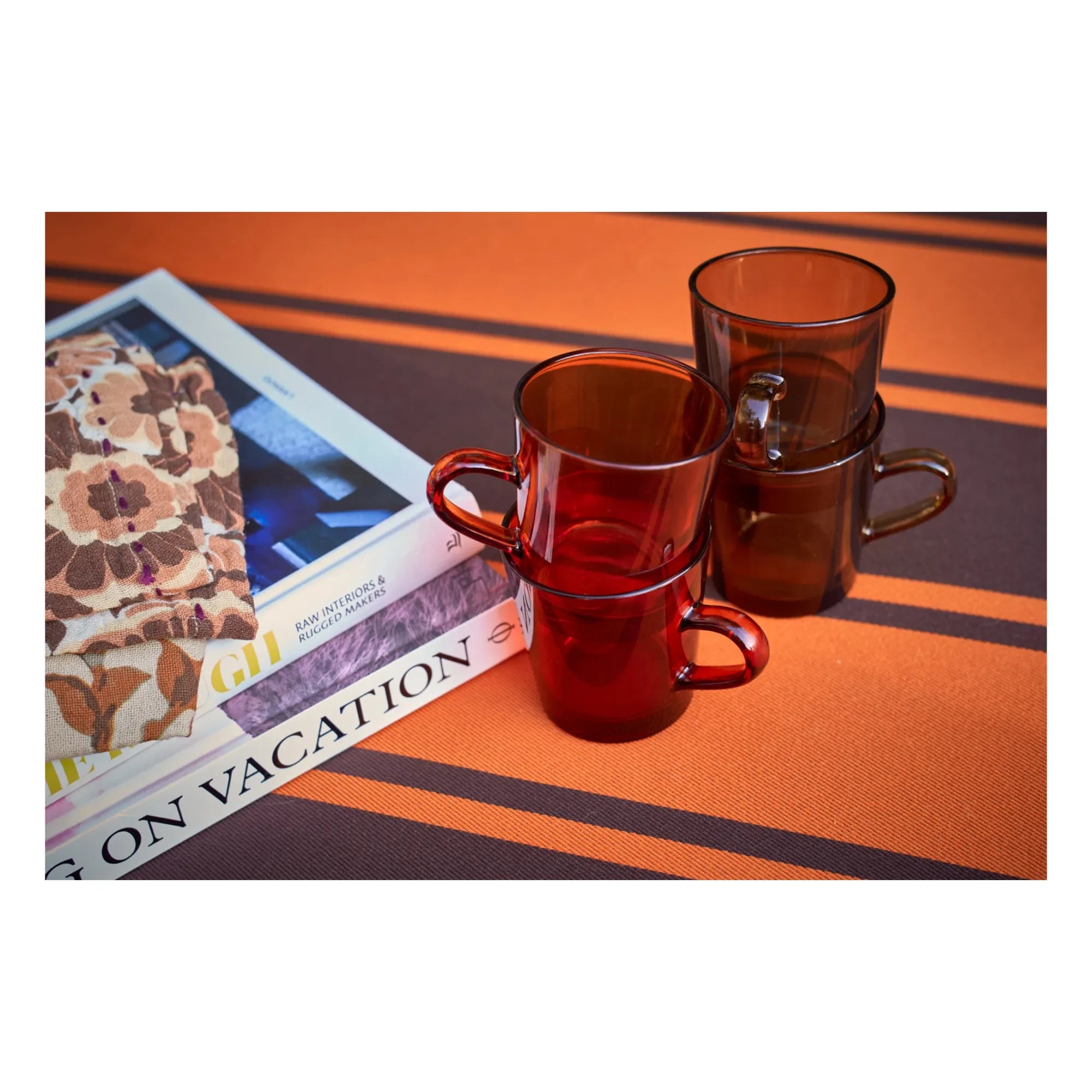 HKliving - Cotton Table Napkins - Set of 2 | Russet