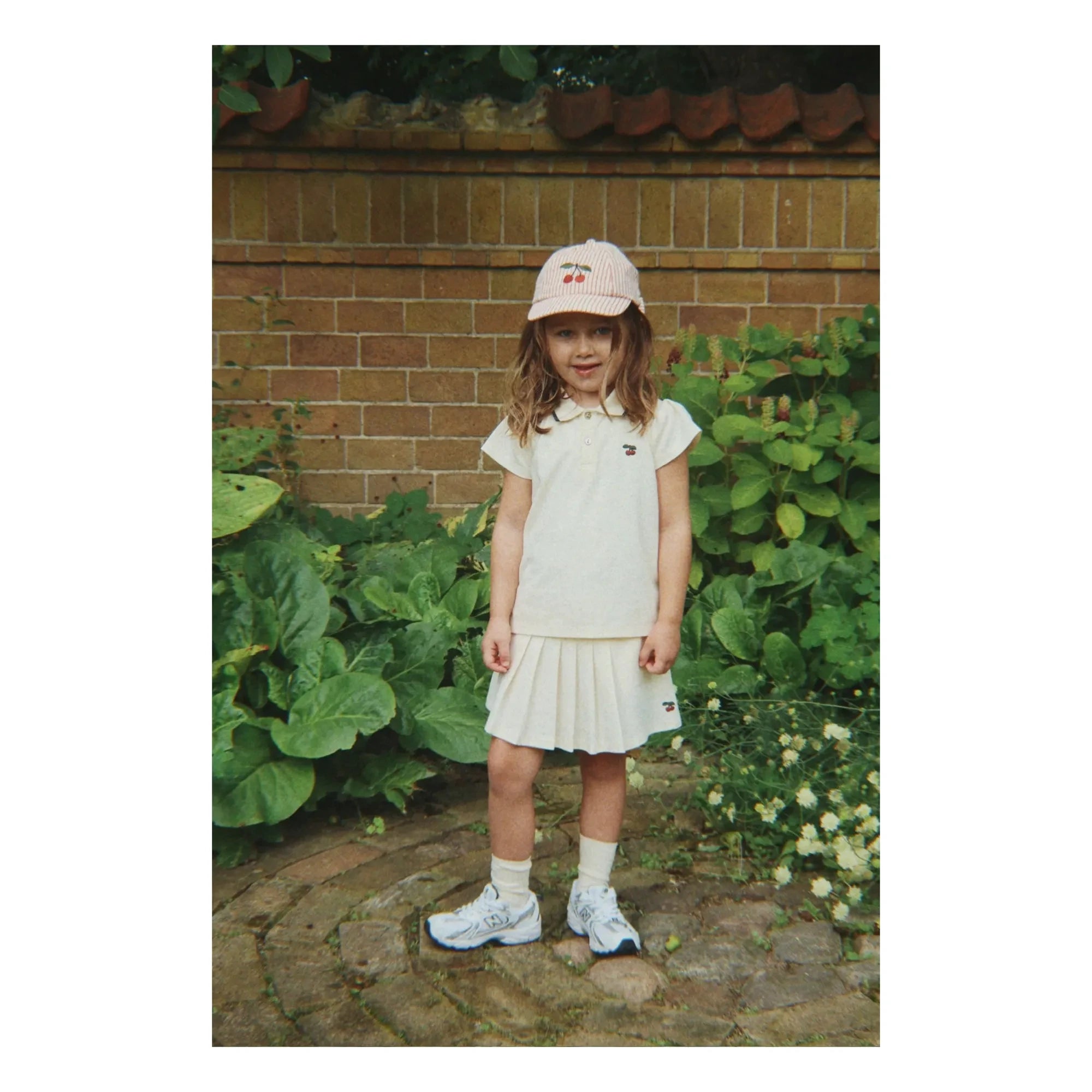 Konges Sløjd - Florita Cerises organic cotton skirt | Ecru