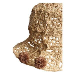 Bonpoint - Line Raphia Hat | Natural