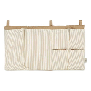 Cam Cam - Striped Baby Bed Pocket | Camel