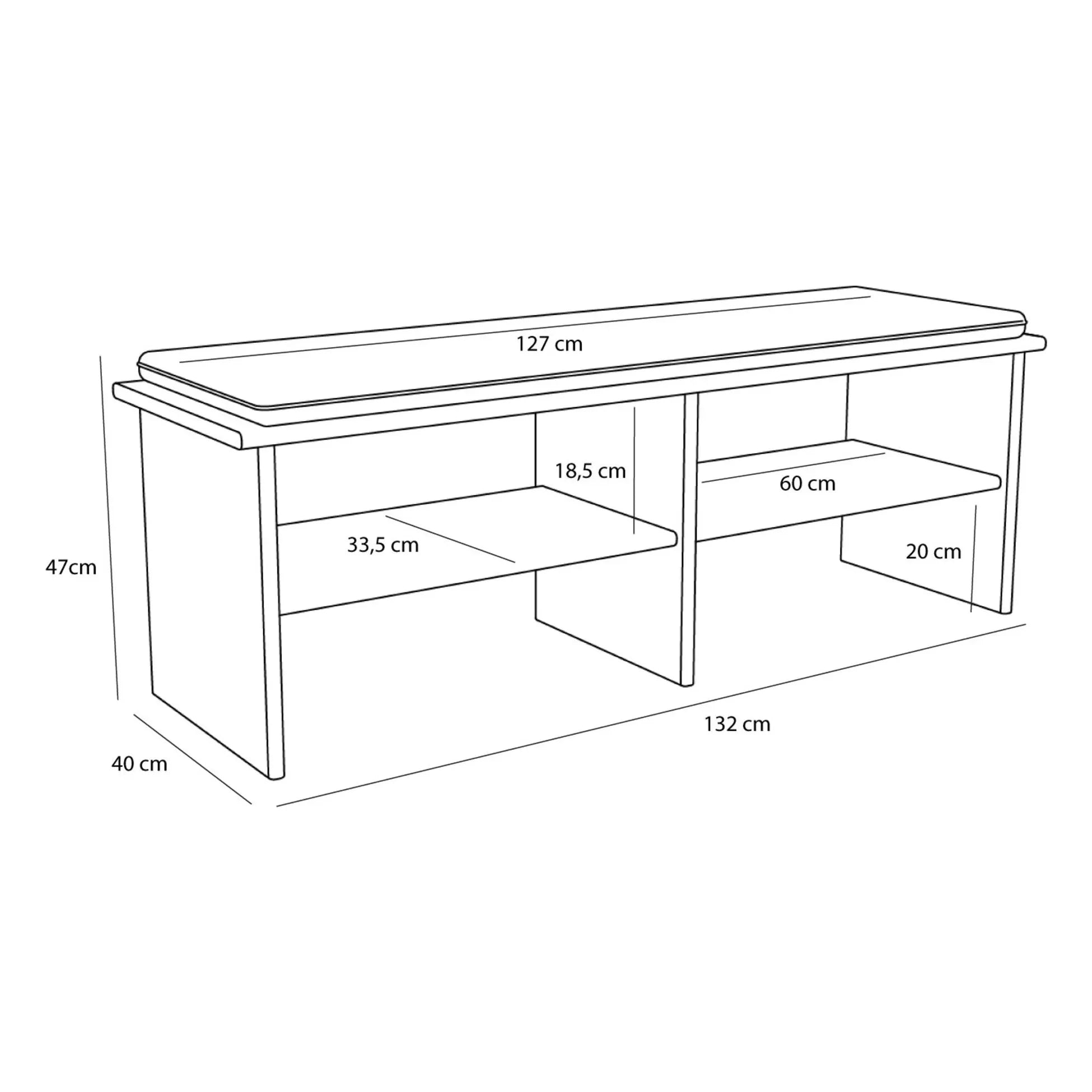Hübsch - Layer Oak Bench