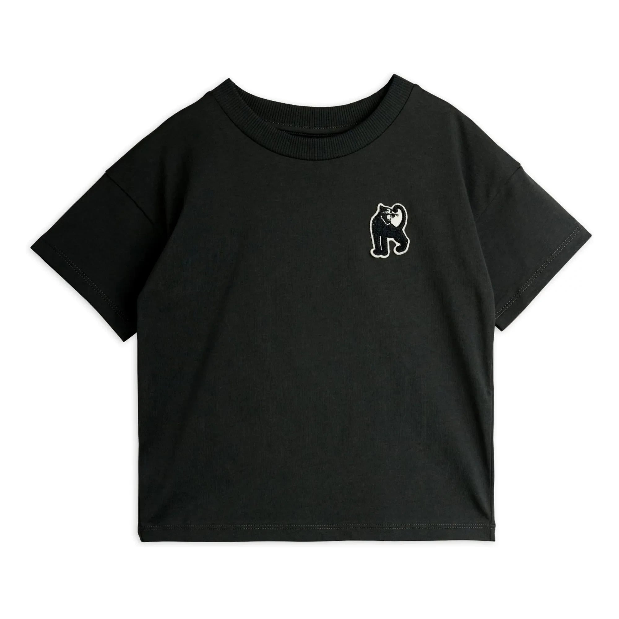 Mini Rodini - Panther Organic Cotton T-Shirt | Black