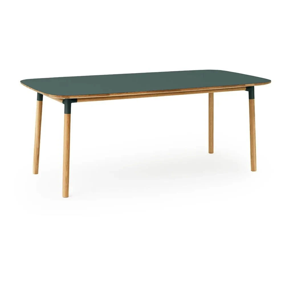 Normann Copenhagen - Form Rectangular Table 95x200cm | Green